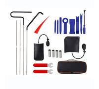 22 Pcs Kit Herramientas Coche, con Pinza de Largo Alcance Y Bolsa de CuñA de Aire, kit de desbloqueo de puerta, herramienta de extracción automática de guarniciones (22Pcs)