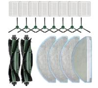 (22 Piezas) 105 Combo Piezas de Repuesto para iRobot Roomba 105 Combo, Combo Essential, Combo 2 Essential Robot, 2 Cepillos de Rodillos, 4 Almohadillas Para Trapeador, 8 Filtros, 8 Cepillos Laterales