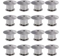 22 Piezas Alfileres de Cierre de Pin para Ropa, Metal Plata | Cierre Pin, Pin para Ropa, Guardianes de Pin, Alfileres Tapon, para Sombreros y Coleccionables