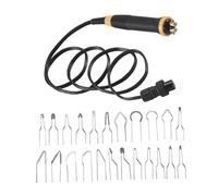 ＡＷＨＡＯ 22 Piezas Bolígrafo Pirograbado con Puntas Intercambiables Accesorios Nonslip Aplicaciones Portátiles Máquina Manual Herramienta Quemador Madera Kit