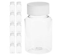 22 Piezas Botella de Viaje de Plástico 80ml Boca Ancha | Tapa Incluida, Diseño Claro para Ver el Contenido, Uso en Viaje y Equipaje, Apta para Acondicionador