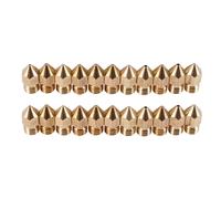 22 Piezas De Impresora 3D Boquilla Mk8 0,2mm, 0,3 mm,0,4mm,0,5mm,0,6mm,0,8mm,1,0mm Cabezal De Impresión De Extrusor con Caja De Almacenamiento Libre