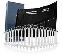 22 piezas. HASKYY Juego de llaves de trinquete - 8-32 mm - Llave de trinquete