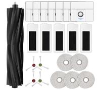 (22 Piezas) T20 Omni Repuestos para El Robot Aspirador ECOVACS DEEBOT T20 Omni/ T20e Omni/ T20 Max/ T20 Pro, 1 Cepillo Giratorio, 4 Cepillos Laterales, 7 Bolsas, 5 Filtros, 5 Mopas, Kit de Accesorios