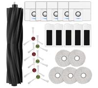 (22 Piezas) T20 Omni Repuestos Para El Robot Aspirador ECOVACS DEEBOT T20 Omni/ T20e Omni/ T20 Max/ T20 Pro, 1 Cepillo Giratorio, 6 Cepillos Laterales, 5 Bolsas Para El Polvo, 5 Filtros HEPA, 5 Mopas