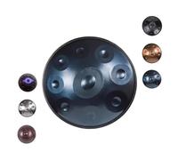 22 Pulgadas Handpan Drum Para Adultos, 432 Hz/440 Hz, 9/10/12 Notas, Steel Hand Drums En Re Menor Con Soporte, Bolsa Y Mazos, Conjunto De Instrumentos De Percusión Para Meditación(C,432HZ/10Note)