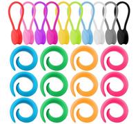 22 soportes de tela y clips magnéticos para tela para punto de cruz, bobinas de hilo de silicona e imán de aguja para bordado y acolchado, suministros de punto de cruz y accesorios