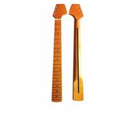22 Trastes, Cabezal Grande Con Incrustaciones Amarillas, Diapasón Festoneado, Cuello De Guitarra Eléctrica, Accesorios De Instrumentos Musicales