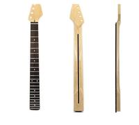 22 Trastes Incrustaciones De Puntos, Cuello De Guitarra Eléctrica De Arce, Diapasón De Palisandro, Accesorios De Guitarra De Color Madera
