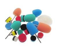 22 Uds Kit De Almohadillas De Espuma Para Pulir Coches Mini Almohadillas Para Pulir Detalles Almohadillas Para Pulir Para Herramientas Taladro Eléctrico Mini Pulidor