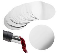 22 unidades de vertedores de vino, ayuda para verter vino, ayuda para verter vino, ayuda para verter vino, reutilizable, sin goteo, para fundición elegante (plata)