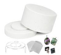 22 unids/set horno microondas 7, 7 × 4, 3 pulgadas Mini horno con 10 hojas y juntas para cerámica, fusión de vidrio, joyería y manualidades