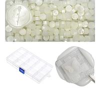 220 Sello Lacre Cera de Sellado Octagonal Perlas de Cera de Sellado Sellos de Cera Blanco Transparente Sello Cera para Sellar y Decorar Cartas e Invitaciones (blanco transparente)