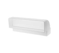 220 x 55 mm/22 x 5.5 cm Codo de canal rectangular para conexión de tubería - Ángulo: 90° - Sistema de ventilación, calefacción, refrigeración - Elemento de ventilación para espacios limitados.