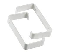 220 x 55 mm Abrazaderas Rectangulares de Plástico para Soporte de Sistemas de Ventilacion de Aire de Canal Plano, 2 Piezas