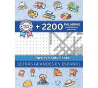 +2200 Palabras, Gran Libro de Sopa de Letras en Español, Letra Grande y Más de 50 Temas para Estimular la Memoria y la Concentración, Para Jóvenes, ... (WORD SEARCHES with magic for learning)