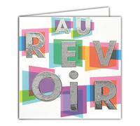 22012 Tarjeta Cuadrada Plata Adiós Salida para cualquier ocasión - Colega Retiro Fin de prácticas misión contrato Mudanza 22012