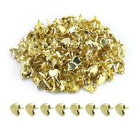 220pcs Mini Herzförmige Brads Musterklammern Herz Metall 9MM Verschlussklammern Gold Klammern Musterbeutel Bastelklammern für DIY, ScrapbookBastelklammern für DIY, ScrapbookBastelherstellung