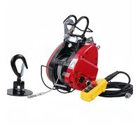 220V 110V Control remoto inalámbrico 300kg 500kg capacidad de carga Metal Micro cuerda de alambre polipasto eléctrico grúa cabrestante(30 m)
