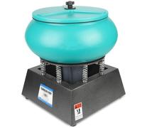 220V 250W Pulidora de joyería, Pulidora Eléctrica, Máquina pulidora de joyas, Barril de Goma de PU de Capacidad de 12L, para piezas de metal, artesanías de gemas y jade