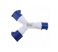 220v 32a Industrial Site Power Outlet 3 Way Splitter