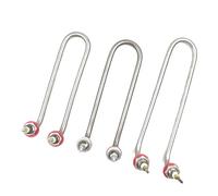 220v/380v 1.5KW/2KW/3KW tipo U M16/M18 tubo calentador de acero inoxidable calentador Tubular eléctrico Elemento calentador de agua de inmersión 1 Uds(220V 2KW 240MM)