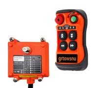 220V 4 Botones Industrial Inalámbrico Control Remoto Polipasto Eléctrico Cabrestante Elevador Puente Grúa Remolque de camión Remolque basculante Transmisor y receptor