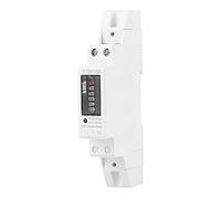 220V 5A digital 1 fase 2 cables 1P medidor de flujo de riel DIN contador KWh electrónico