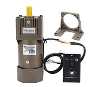 220V 90W Deceleración Asíncrona Monofásica del Motor de engranajes Motor Reductor de Velocidad Ajustable Motor de Engranajes Eléctrico(50K)