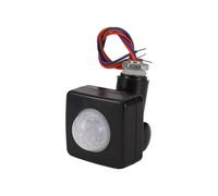 220V Human Body Infrared Sensor Infrared Body Sensor LED Flood Light PIR Motion Sensor Adjustable Black