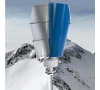 220V,Turbina eólica vertical de bajo ruido de 6000W 2 palas, generador de molino de viento de 12V 24V con controlador híbrido Kits de generadores de turbina eólica horizontal de uso doméstico