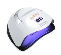 220W Lámparas de Uñas Profesionales, Lampara para Uñas UV LED de Gel y Semi, Lampara Uñas Semipermanentes, Secador de Uñas con 66 Cuentas LED, 4 Temporizadores, Sensor Automático