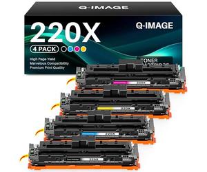 220x 220A Cartuchos de Tóner 220X Compatible con Chip para HP 220X 220A para HP Color Laserjet Pro MFP 4302dw 4302fdw 4302fdn 4202dn 4202dw W2200X