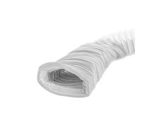 220x55mm Conducto de Aire Flexible para Campana Extractora, Aire Acondicionado, Extractor, Secadora - Manguera de Escape de 6m - Conductos de Ventilación - PVC