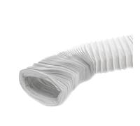 220x55mm Conducto de Aire Flexible para Campana Extractora, Aire Acondicionado, Extractor, Secadora - Manguera de Escape de 3m - Conductos de Ventilación - PVC
