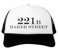 221b Baker Street Gorra De Béisbol Infantil Unisex Blanca Ajustable Adjustable White Unisex Kid Baseball Cap