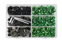 223 Uds Kit De Pernos Carenado Clips Sujeción Tornillo Para CBR600RR CBR1000RR CBR 600 F2 F3 F4 RR 1000 900 929RR 650R bicicletas calle(Green)