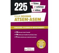 225 fiches, schémas, vidéos pour devenir ATSEM-ASEM: Toutes les connaissances attendues en un clin d’œil