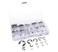 225 piezas de acero inoxidable 304 E-circlip Surtido E-Type Circlip Kit Snap Ring