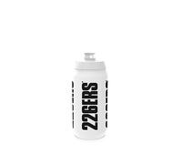 226ERS - Bidón Ciclismo, de Polipropileno y sin BPA, Ligero, con Tirador de Boquilla y Abertura Grande, Fácil de Limpiar, Testado, Color Blanco, 1 x 500 ml