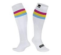 226ERS - Calcetines Compresivos, para Deportistas, Confort y Adaptabilidad, Ropa para Hombre y Mujer, Altura de Caña 35 cm, Tejido Térmico, para Ciclismo y Running, Color Blanco - Talla S (37/39)