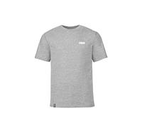 226ERS - Camiseta Manga Corta, Ropa de Hombre y Mujer, de Algodón, Estilo Clásico y Cuello Redondo, Camiseta Casual Básica, con Logo Pequeño y Etiqueta Corporativa, Camiseta Gris - Talla L
