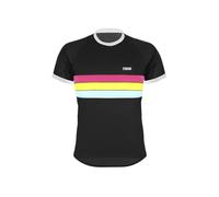 226ERS Camiseta Running con Mangas Deportivas, Hydrazero Flag, Ropa Deporte para Hombre y Mujer T-Shirt Negra Regular - XS