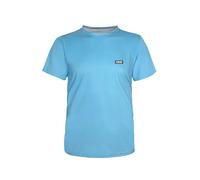 226ERS - Color Block Camiseta Manga Corta Azul Talla XL, Ideal para Running y Trail Running, de Poliamida y Elastáno, Patrón Relaxed, Corte Lateral y Faldón Trasero, Camiseta Deportiva
