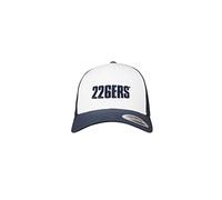226ERS Gorra Retro Trucker para Hombre y Mujer, Gorra de Verano Ajustable y Transpirable- Blanca Navy Casual
