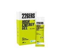 226ERS - High Energy Gel, Gel Energético para Deportistas, Ciclodextrina, Hidratos de Carbono, Favorece Uso de Glucosa y la Digestión, Libre de Dopaje, Vegano, Sabor Lima, 6 x 76 g