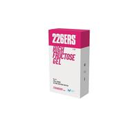 226ERS High Fructose Gel, Gel Energético Deportivo, Fresa 6 x 80g | 55g hidratos multitransportables de alta absorción, maltodextrina y fructosa 1:0.8, sin gluten, sin lactosa, vegano