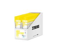226ERS High Fructose Gel, Gel Energético Deportivo, Limón 24 x 80g | 55g hidratos multitransportables de alta absorción, maltodextrina y fructosa 1:0.8, sin gluten, sin lactosa, vegano