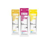 226ERS - High Fructose Gel Pack Variedad - Lote de 3 Geles Energéticos de 80g (Fresa, Banana, Limón) - Con Maltodextrina y Fructosa, Vegano, Sin Gluten, Alta Carga de Hidratos de Carbono