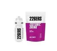226ERS Isotonic Drink + Bidón, Bebida Isotónica en Polvo, Frutos Rojos 1kg